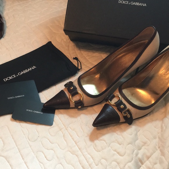 DOLCE AND GABBANA HEELS - Picture 1 of 7